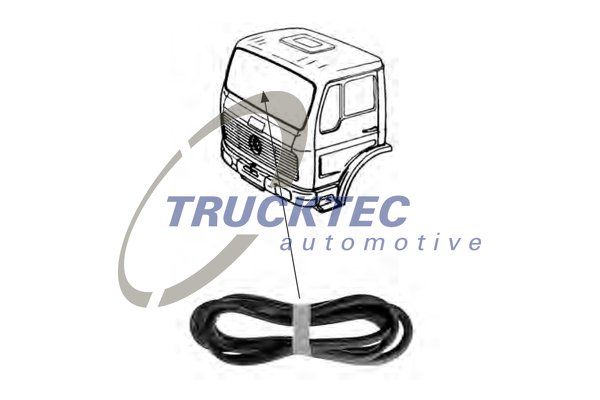 TRUCKTEC AUTOMOTIVE Прокладка, ветровое стекло 01.50.008